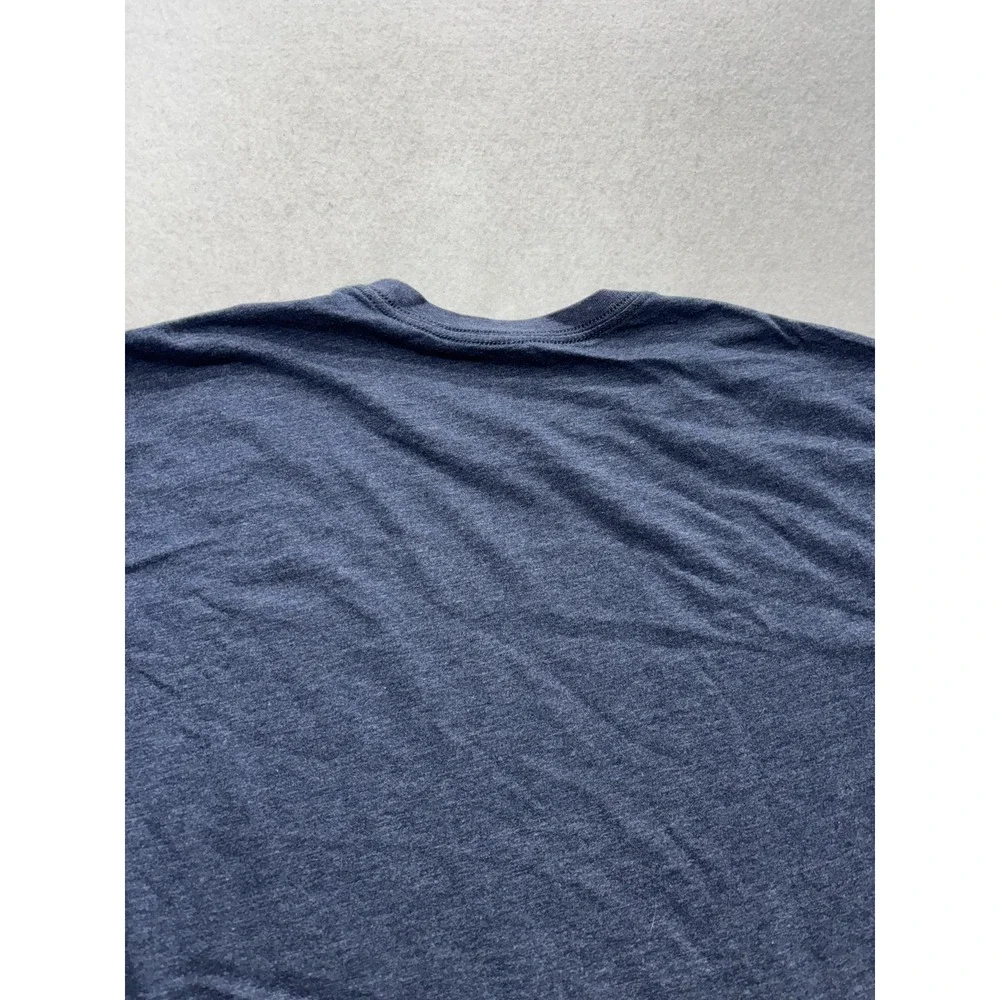 Shirt Mens Large Blue Texas Forever Graphic Tee Texas Slogan Short Sleeve Casual